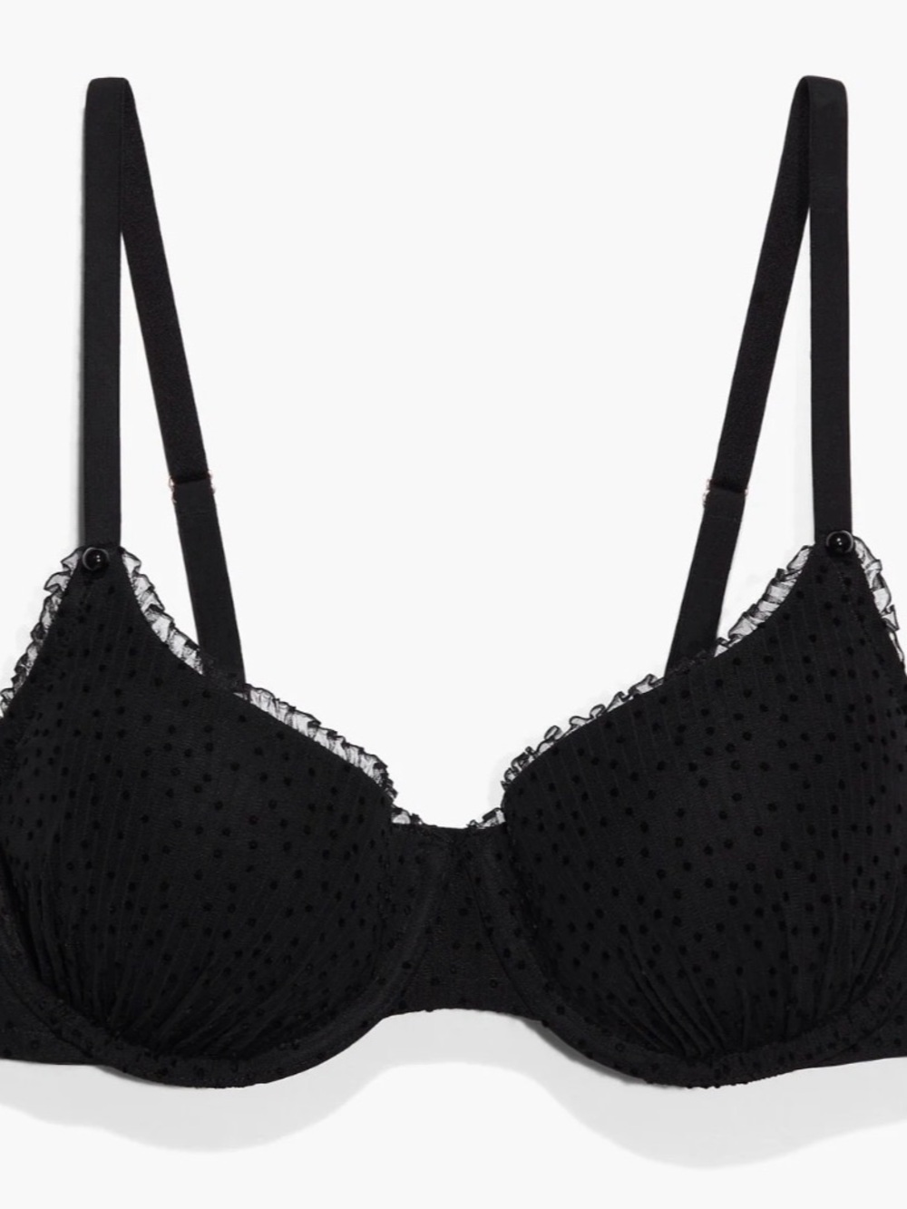 Savage X Fenty Black Underwire Bra 32D